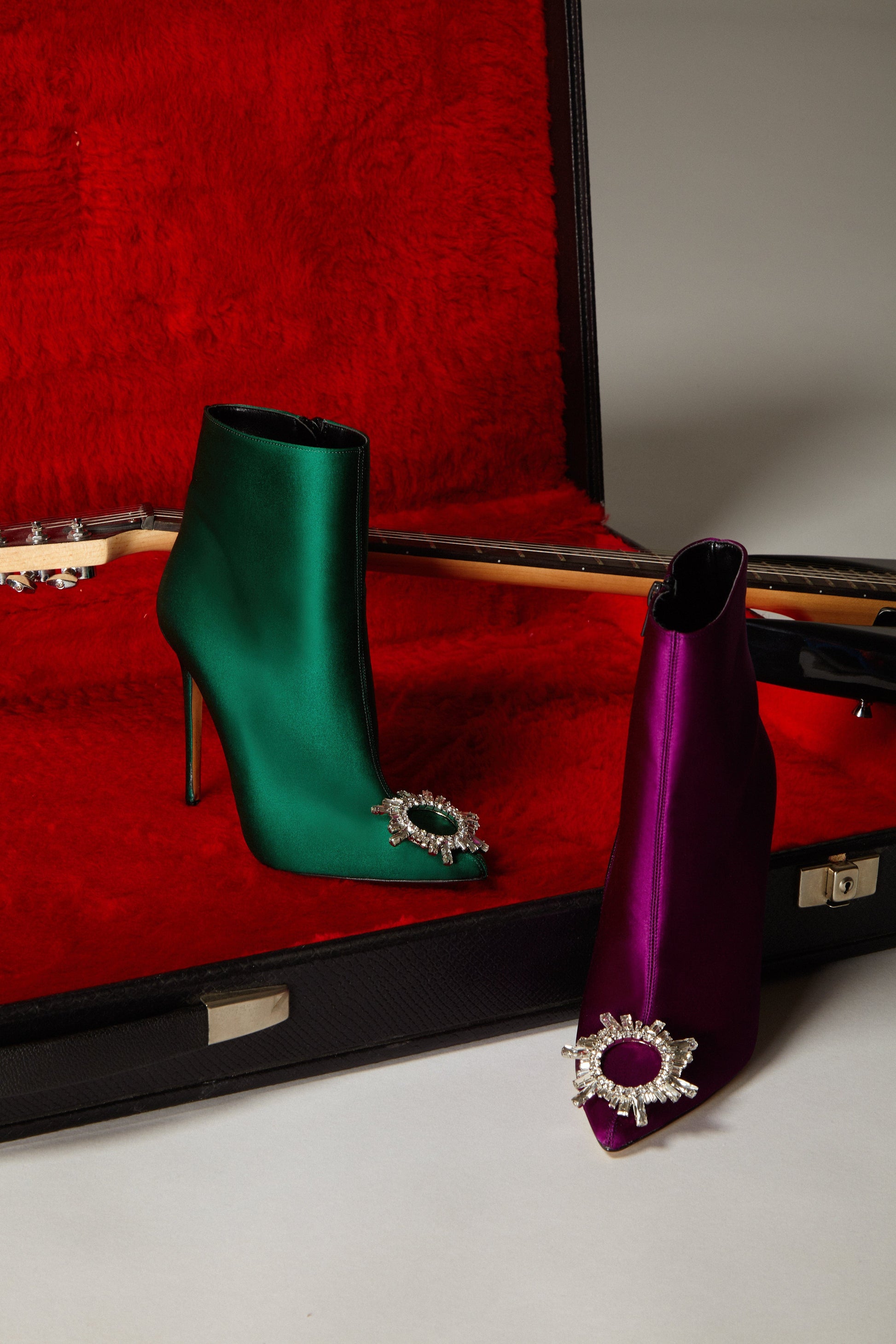 Identità Stivaletti AURA RASO VERDE