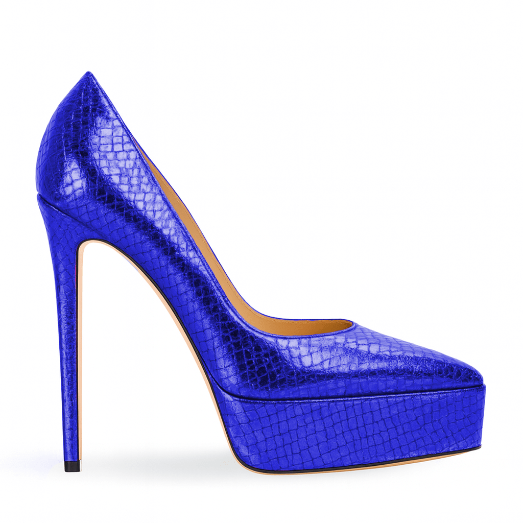 Identità Décolleté JIMENA PITONATO BLU