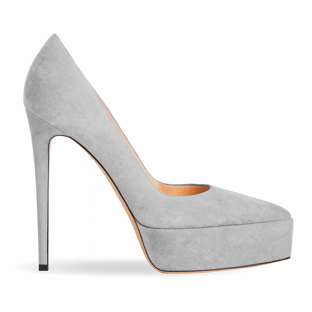 Identità Décolleté JIMENA SCAMOSCIATO GRIGIO