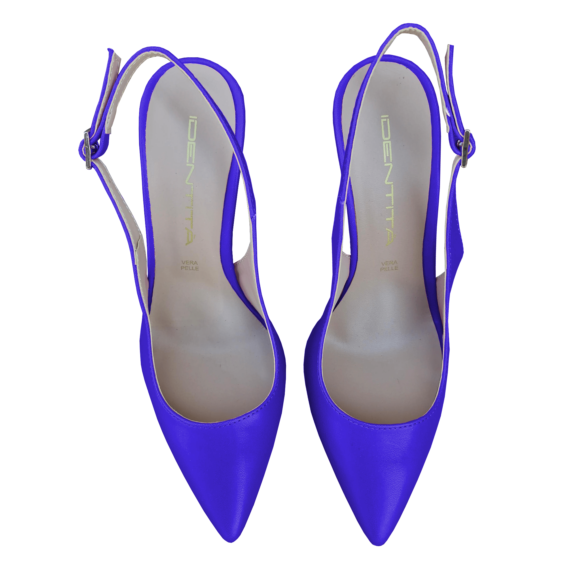 Identità Décolleté Slingback EMILY PELLE BLU