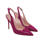 Identità Décolleté Slingback EMILY VERNICE BORDEAUX