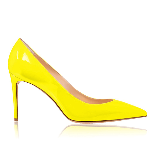 Identità Décolleté SWAMI VERNICE GIALLO 80mm