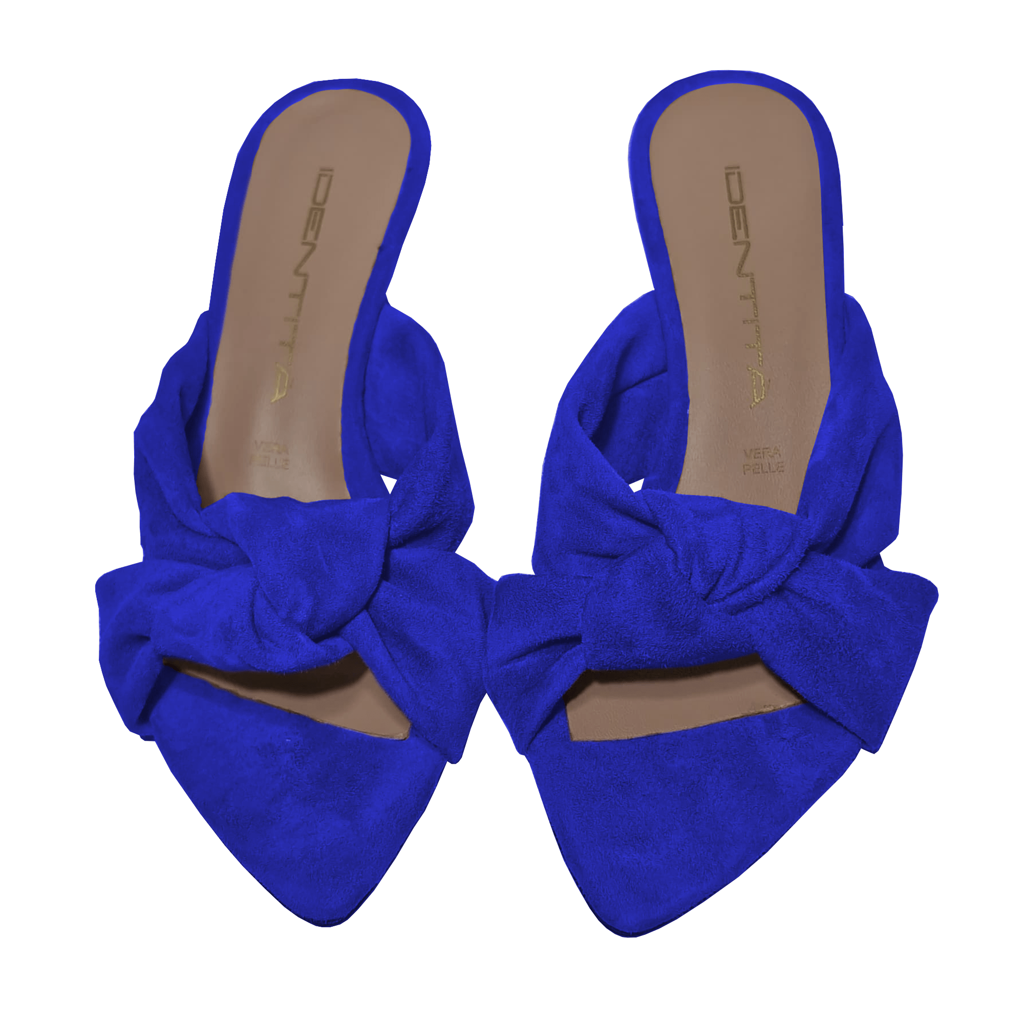 Identità Flat AVERY SUEDE BLU