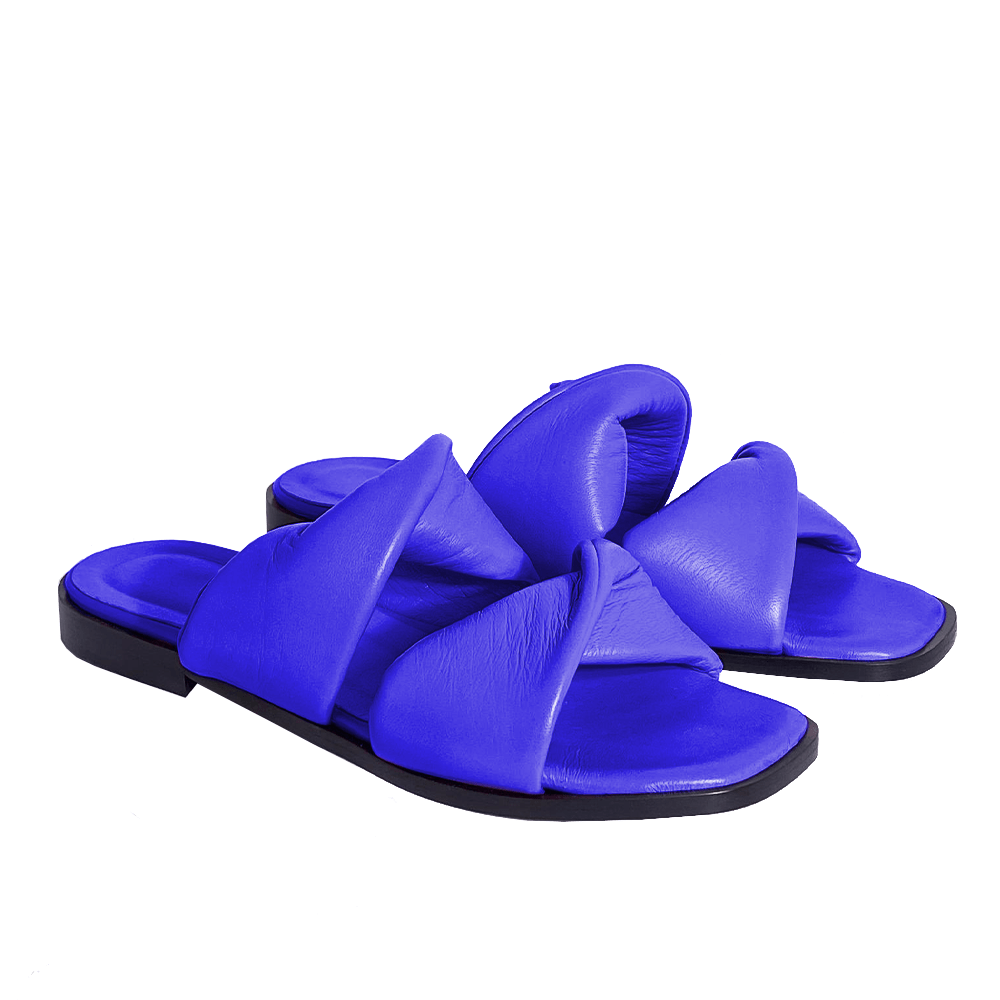 Identità Flat DIXIE PELLE BLU