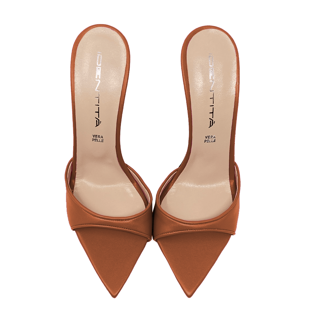 Identità Mules JALISA PELLE MARRONE