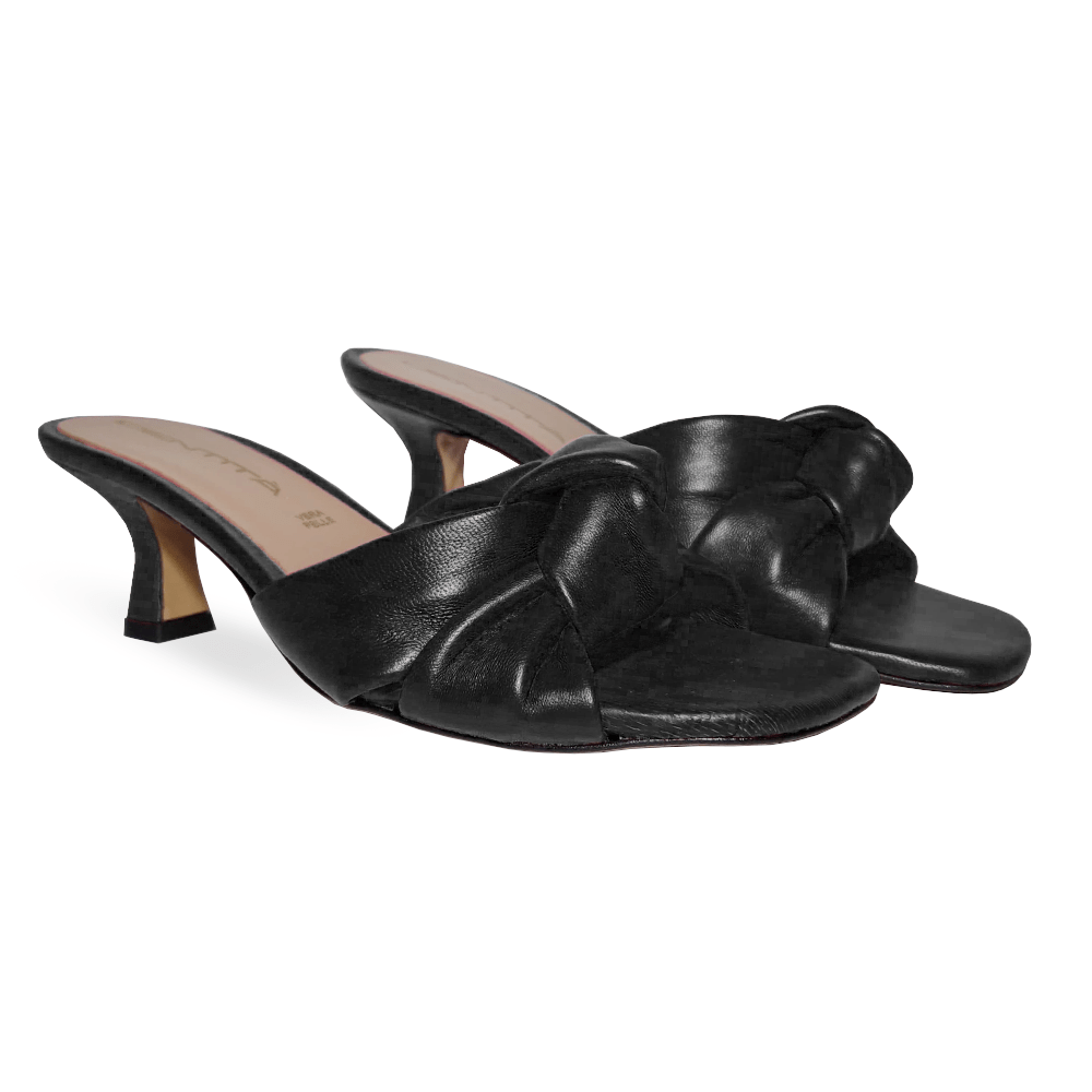 Identità Mules MARGAUX PELLE NERO