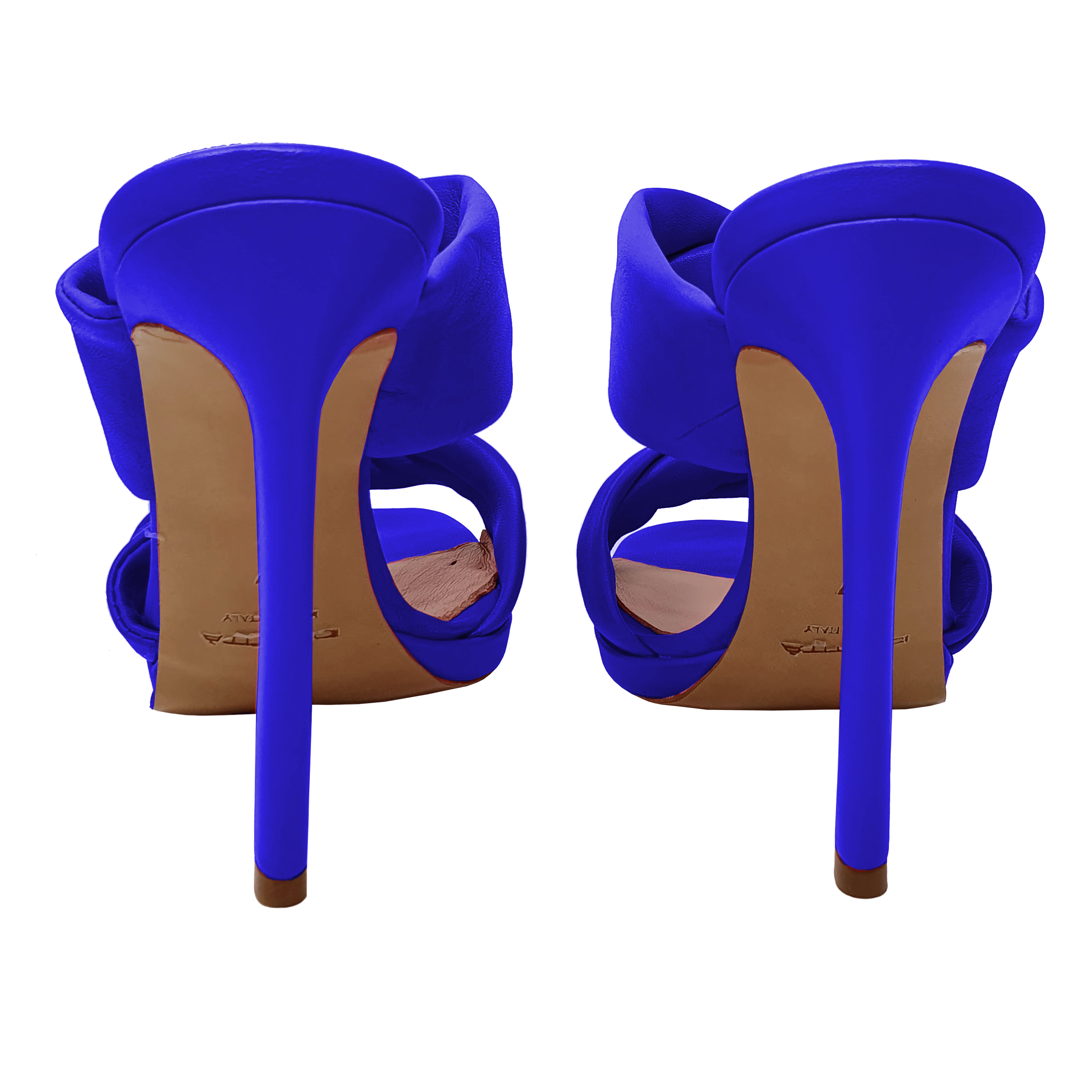 Identità Mules MATILDE PELLE BLU