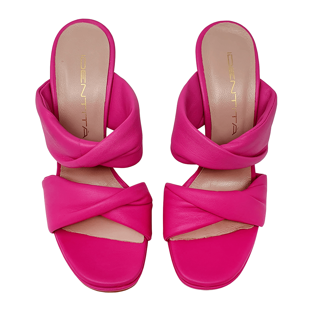 Identità Mules MATILDE PELLE FUCSIA