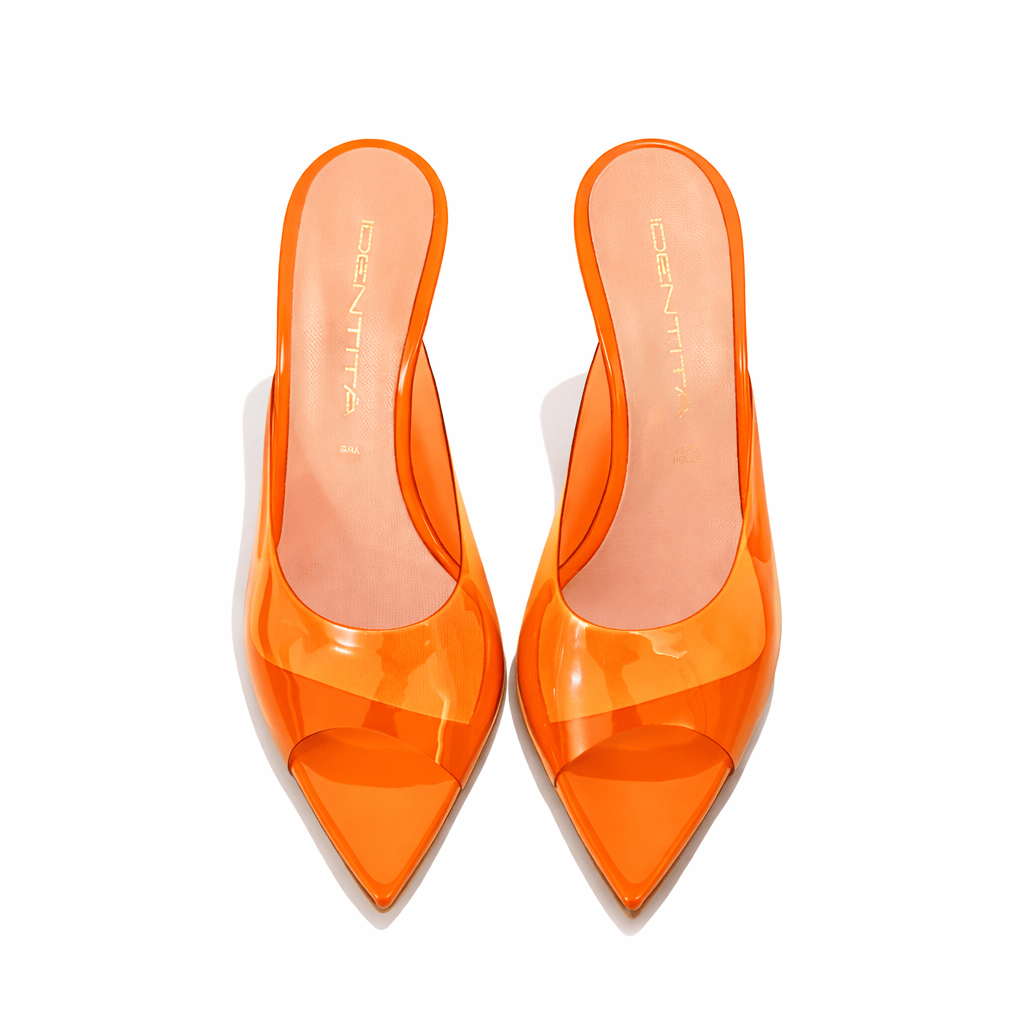 Identità Mules SILVIA VERNICE ARANCIONE