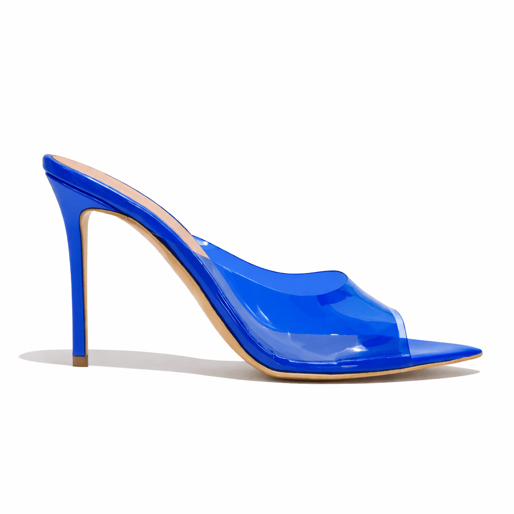 Identità Mules SILVIA VERNICE BLU