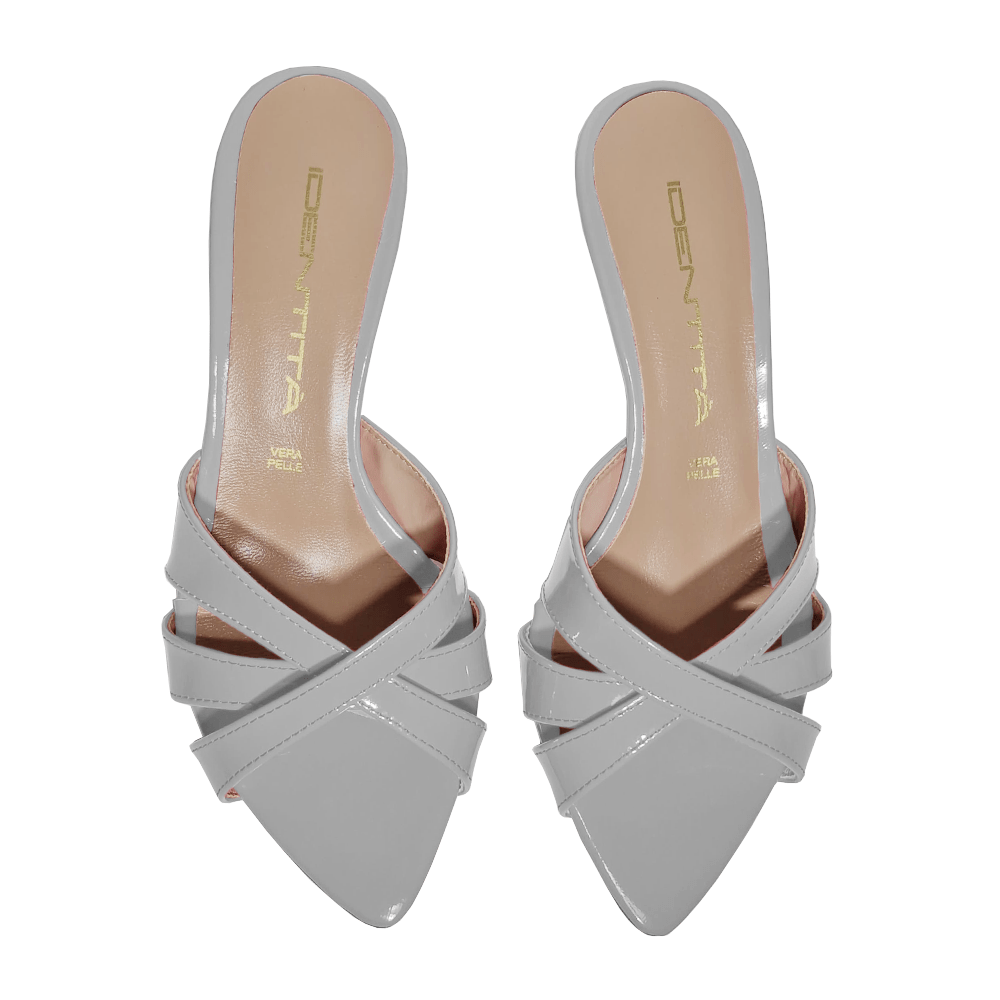 Identità Mules SOHA VERNICE GRIGIO