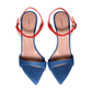 Identità Sandali BRIONY DENIM/ROSSO