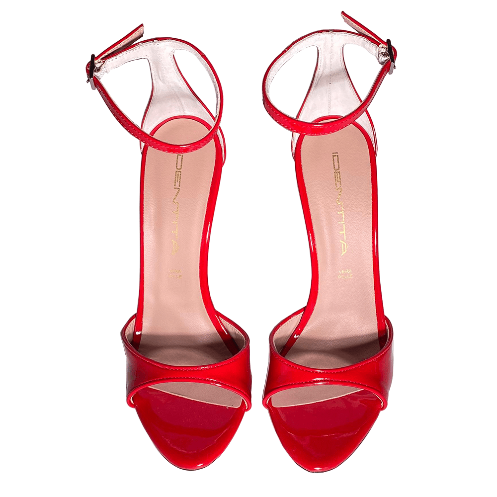 Identità Sandali RACHAEL VERNICE ROSSO
