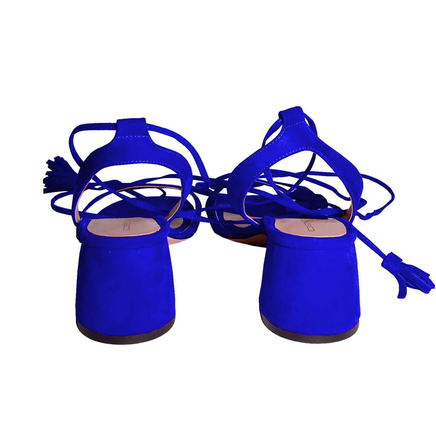 Identità Sandali stringati ANGELICA CAMOSCIO BLU