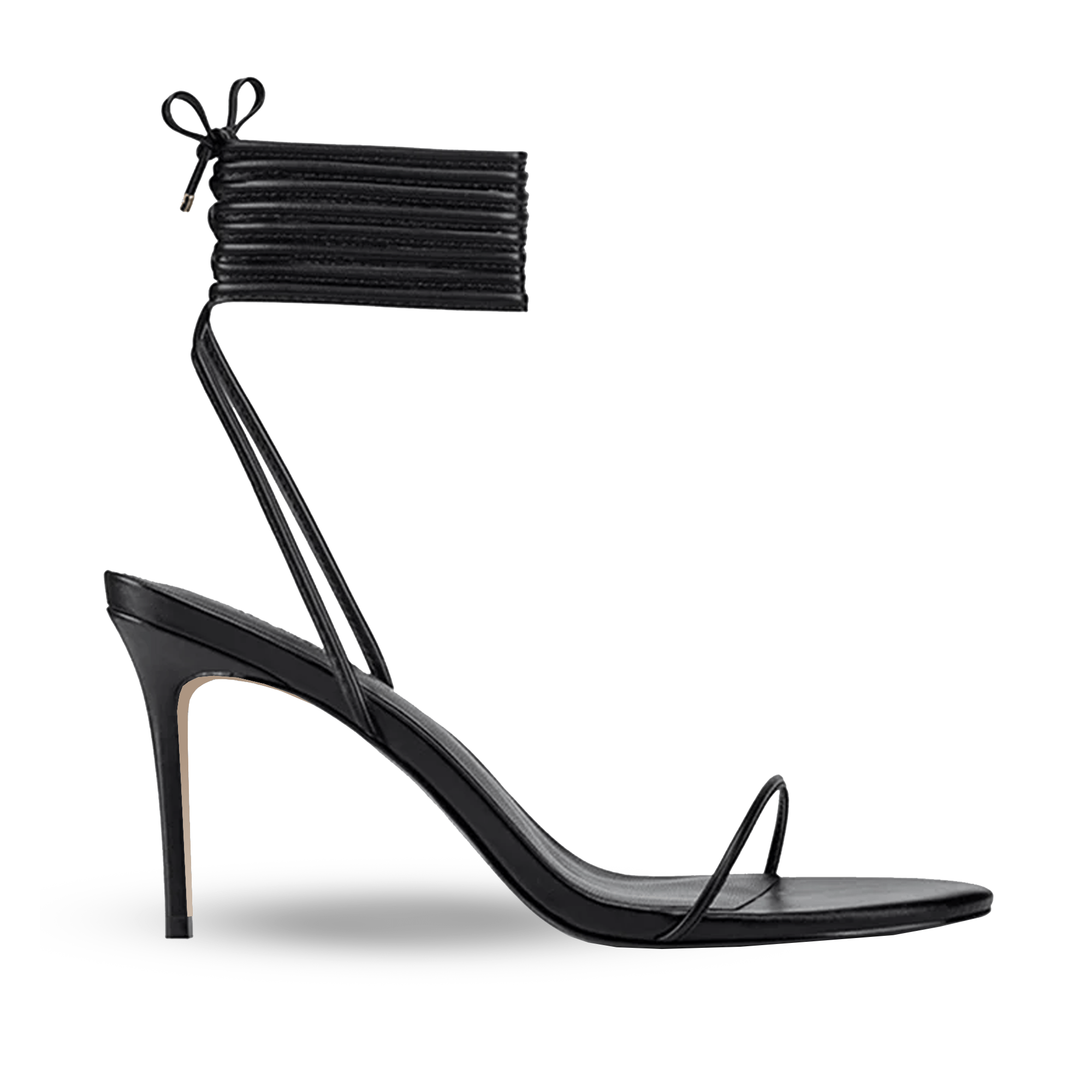 Identità Sandali stringati LORELEY PELLE NERO