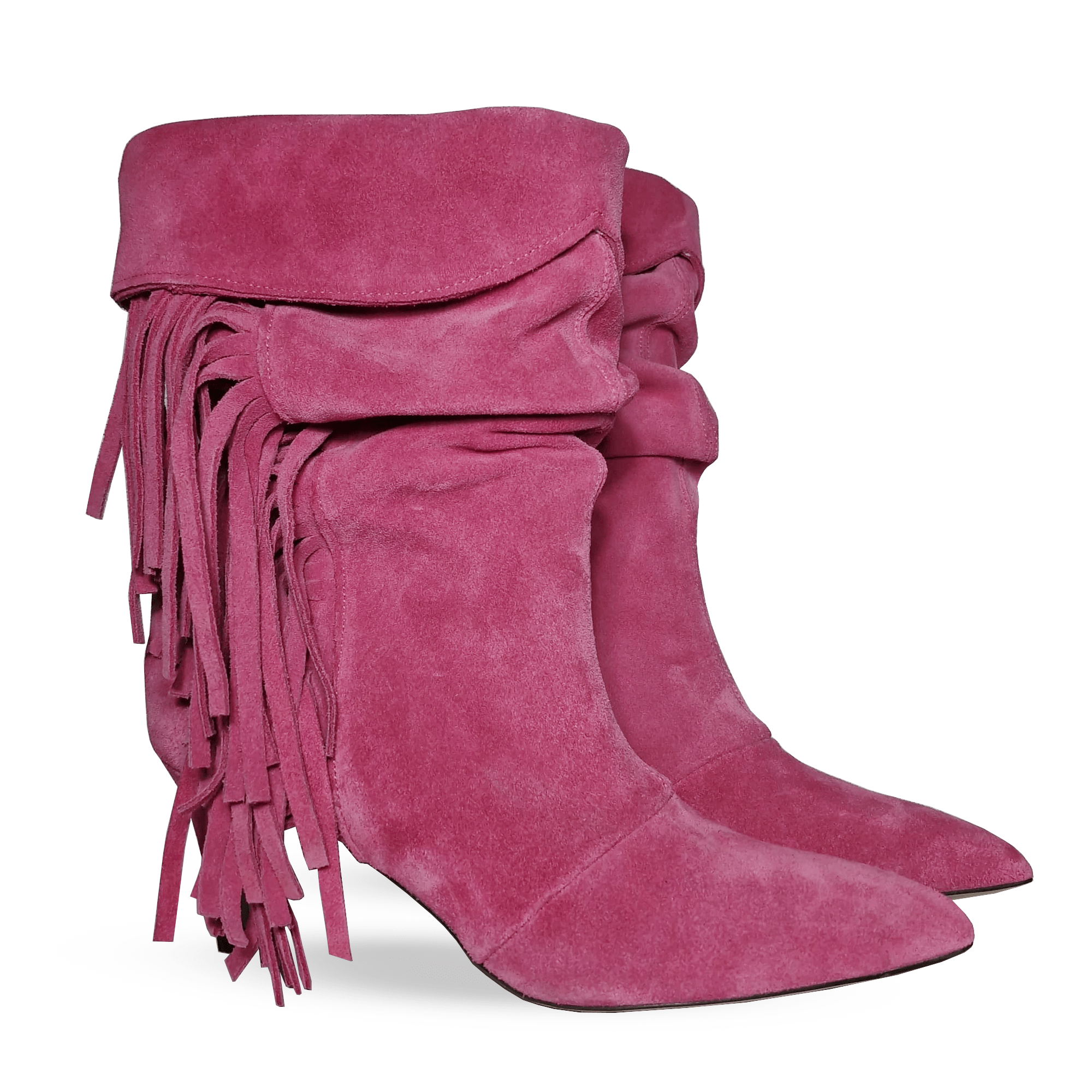 Identità Stivaletti BRIGIDA SCAMOSCIATO FUCSIA