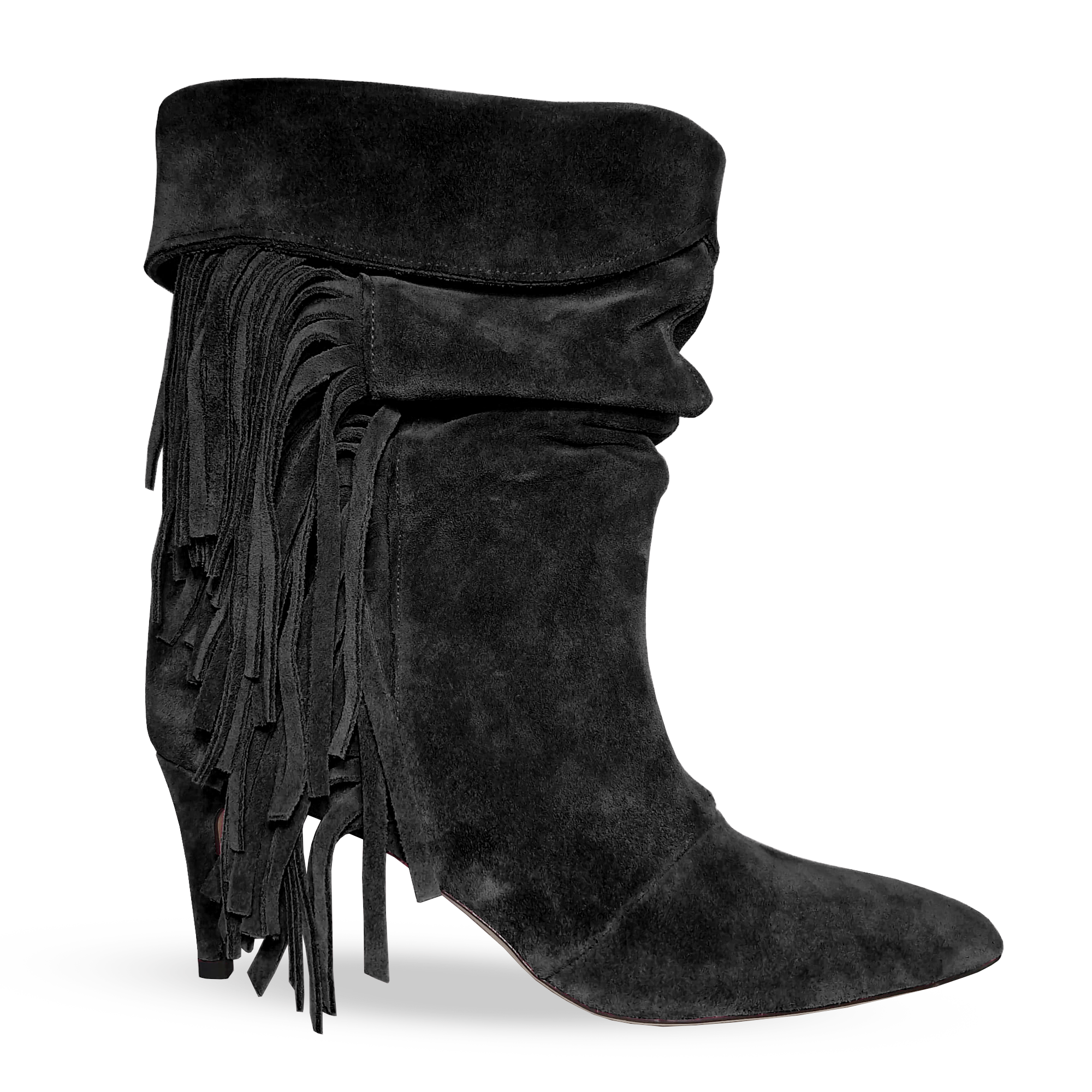 Identità Stivaletti BRIGIDA SCAMOSCIATO NERO