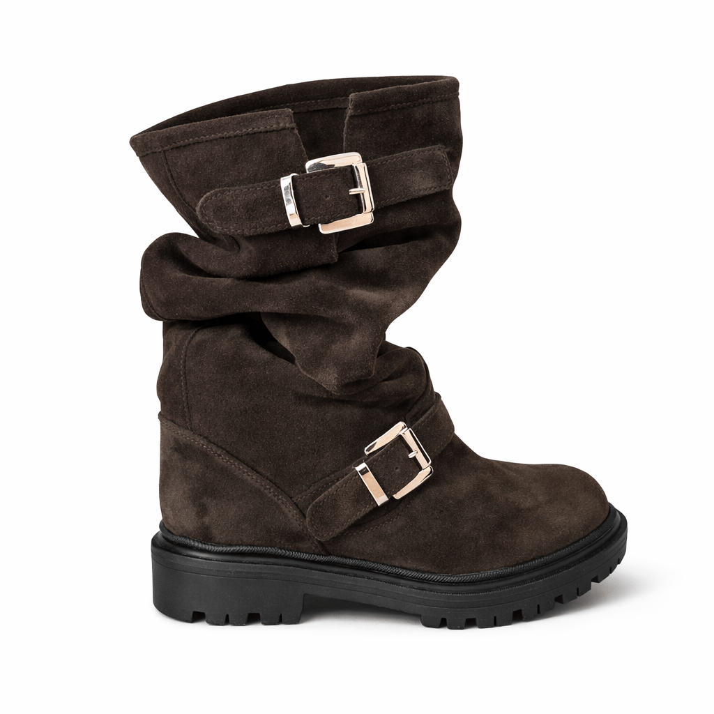 Identità Stivaletti MAGDA CAMOSCIO TESTA DI MORO