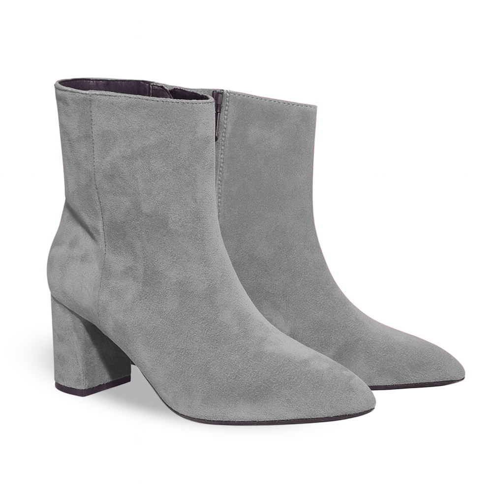 Identità Stivaletti NANCY SCAMOSCIATO GRIGIO