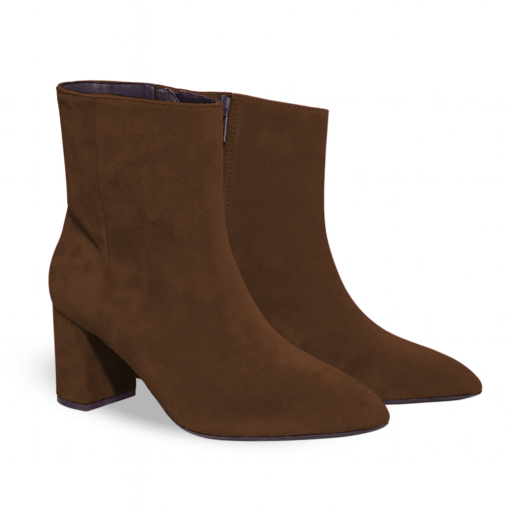 Identità Stivaletti NANCY SCAMOSCIATO MARRONE