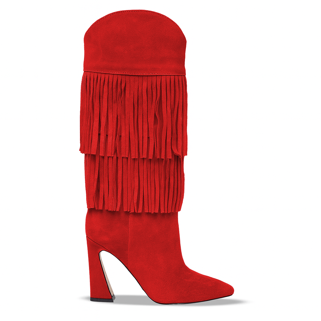 Identità Stivali ANTONIA CAMOSCIO ROSSO