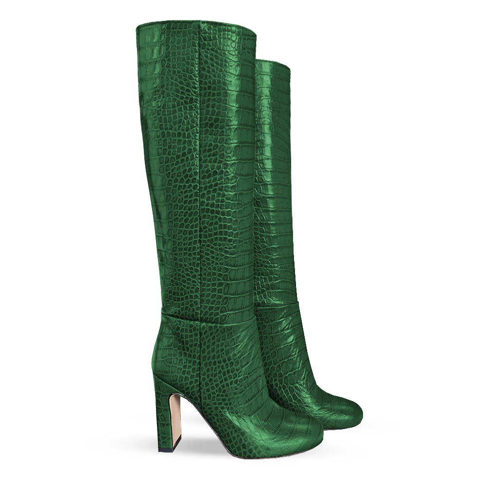 Identità Stivali BRENDA STAMPA COCCO VERDE