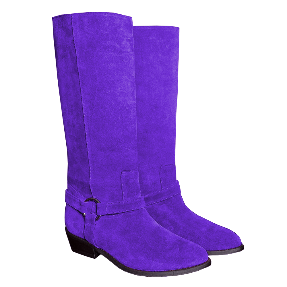 Identità Stivali DESIREE SCAMOSCIATO VIOLA