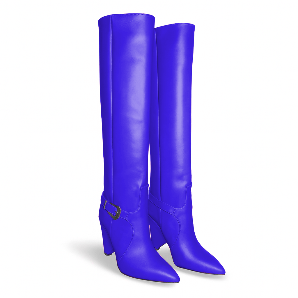 Identità Stivali ERSILIA PELLE BLU