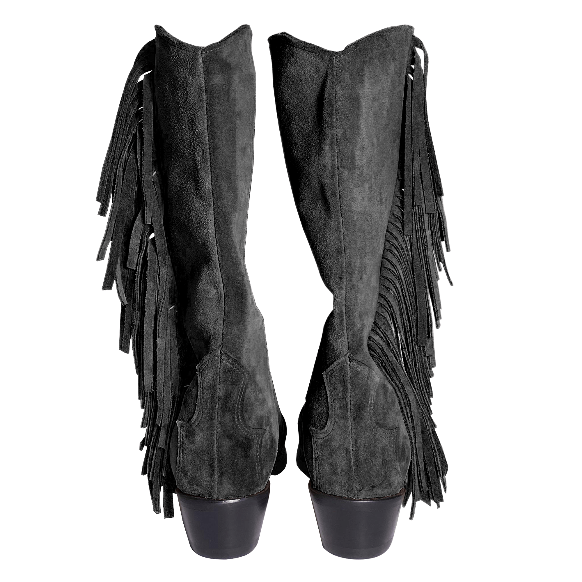 Identità Stivali JASMINE SCAMOSCIATO NERO