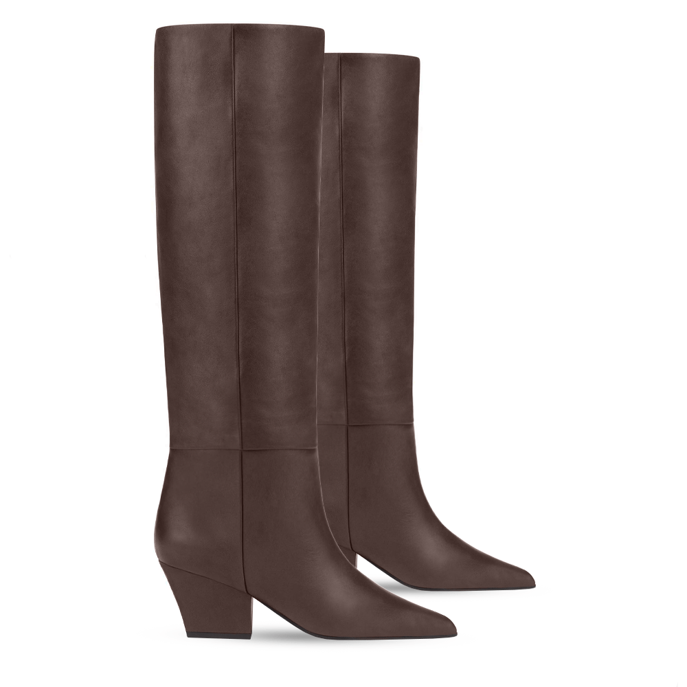 Identità Stivali MAJA PELLE TESTA DI MORO