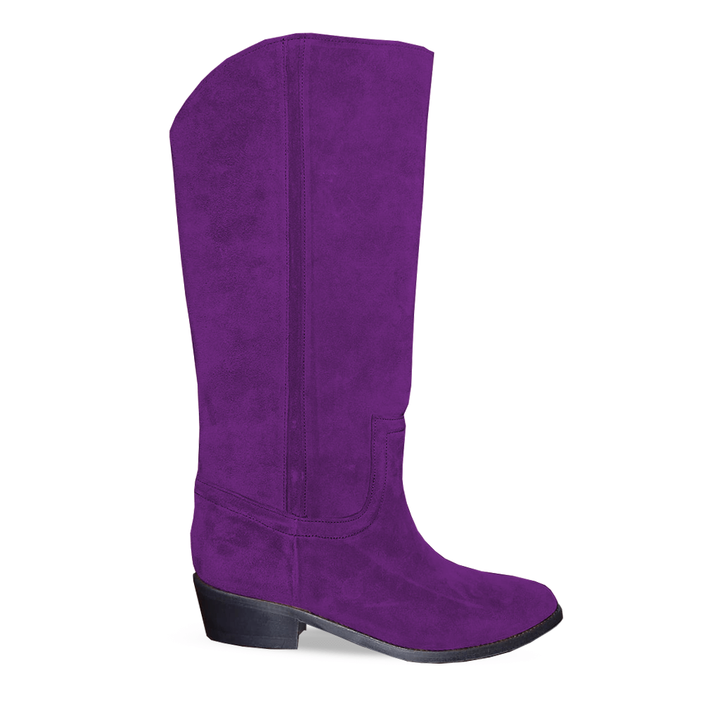 Identità Stivali MICAELA SCAMOSCIATO VIOLA