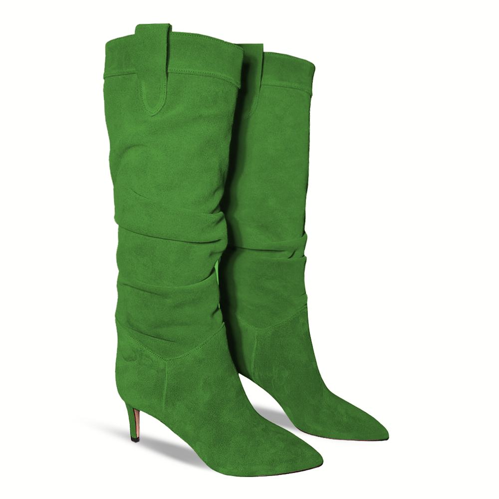 Identità Stivali NADIN SCAMOSCIATO VERDE