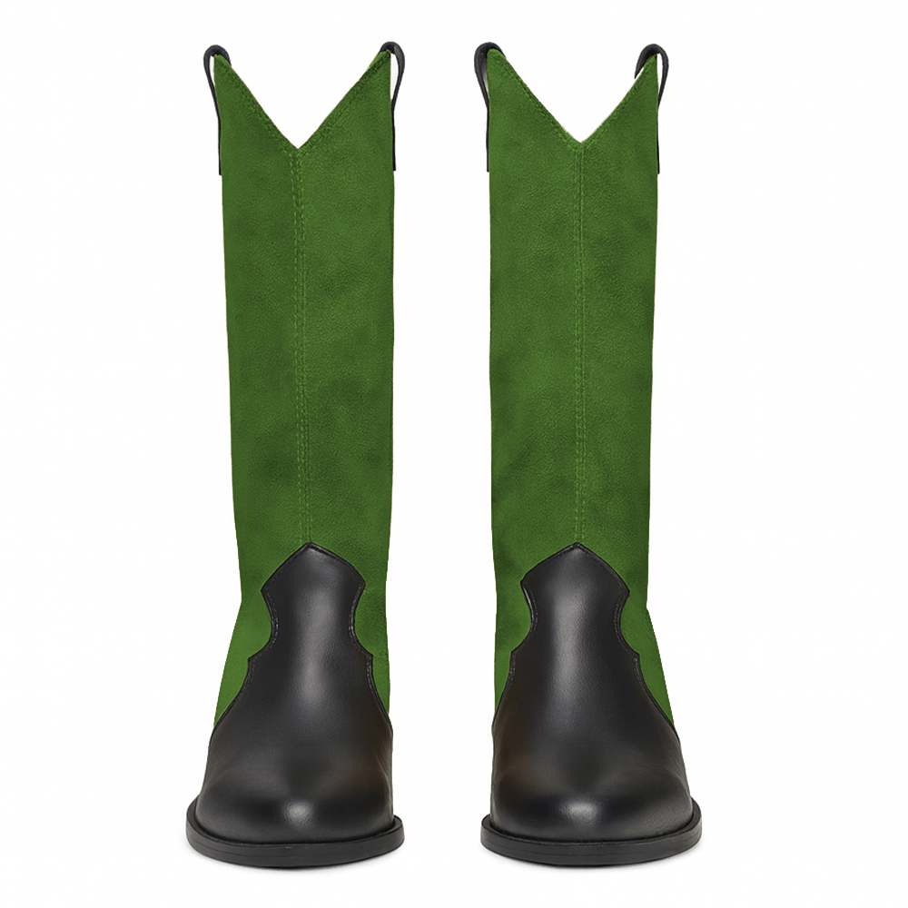 Identità Stivali NICOL SCAMOSCIATO VERDE