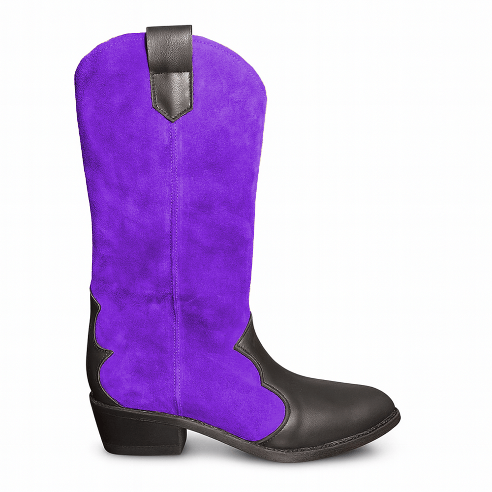 Identità Stivali NICOL SCAMOSCIATO VIOLA