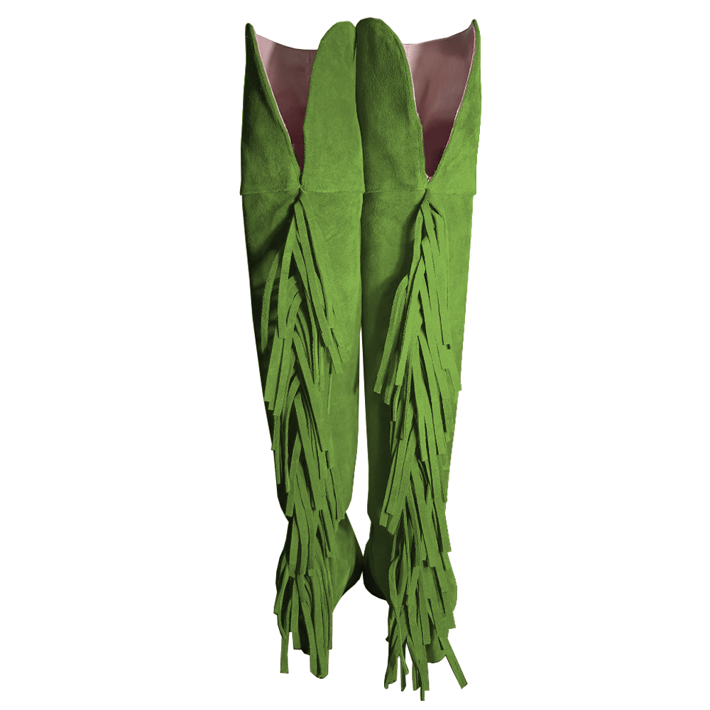 Identità Stivali VALENTINE SCAMOSCIATO VERDE