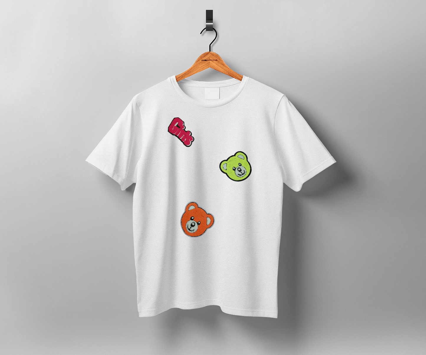 Identità T-Shirt Taglia unica T-shirt a maniche corte - GIRL - BIANCO