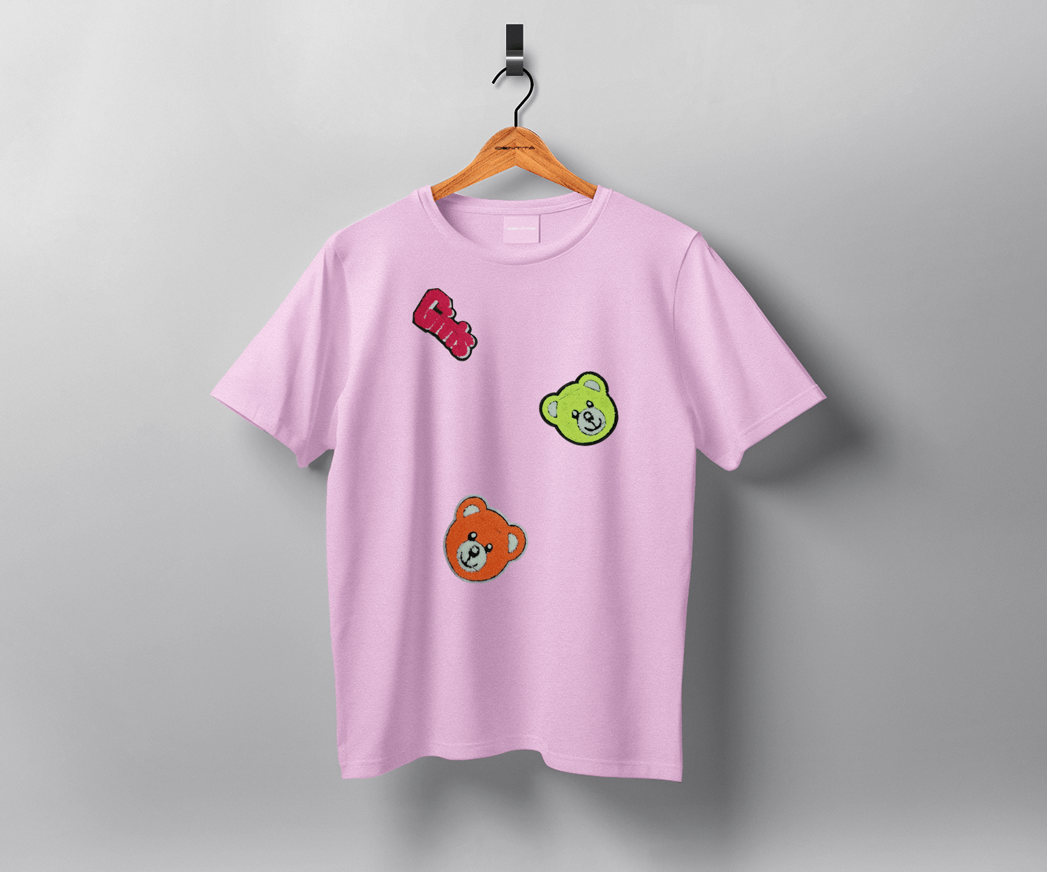 Identità T-Shirt Taglia unica T-shirt a maniche corte - GIRL - ROSA