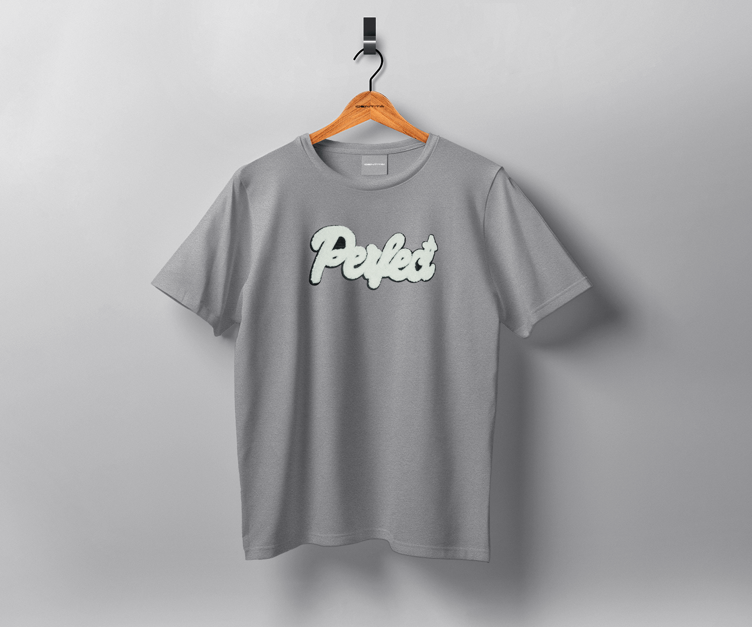 Identità T-Shirt Taglia unica T-shirt a maniche corte - PERFECT - GRIGIO