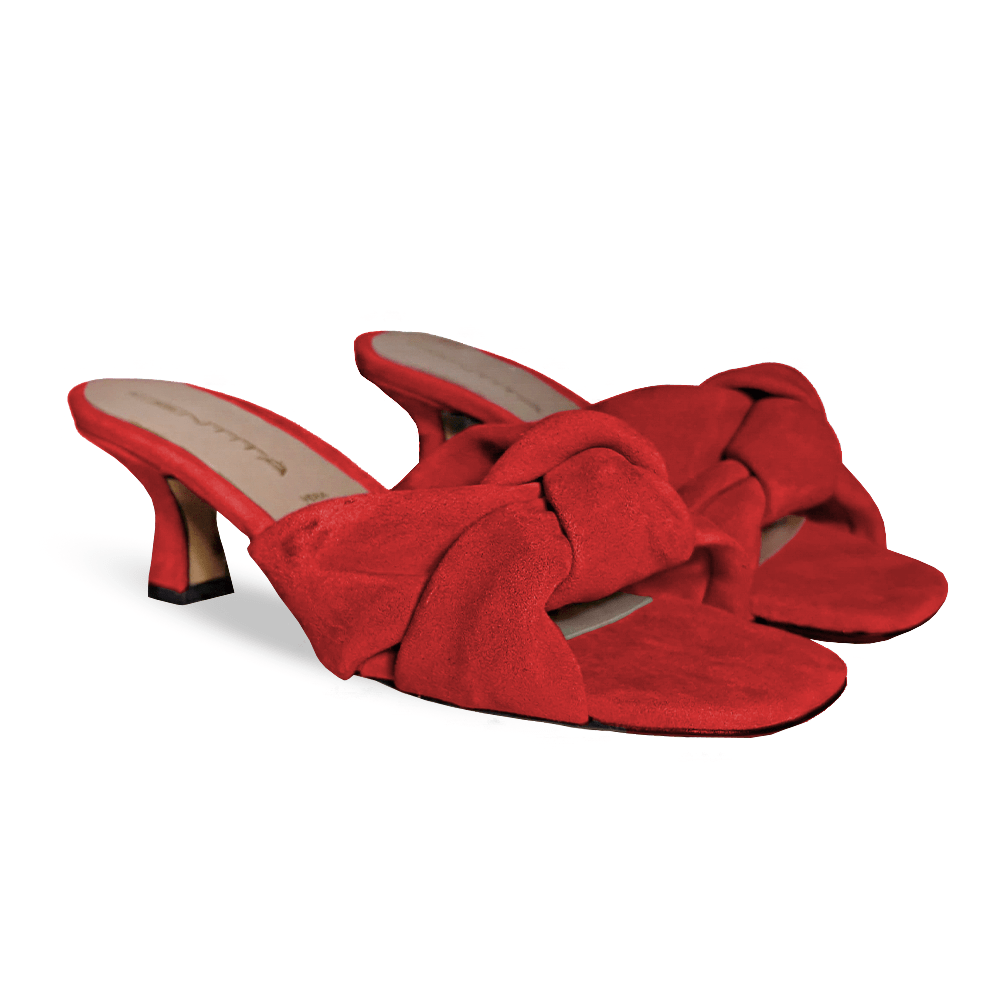 Identità Mules MARGAUX CAMOSCIO ROSSO