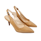 Identità Décolleté Slingback JUSTINA VERNICE BEIGE 70mm