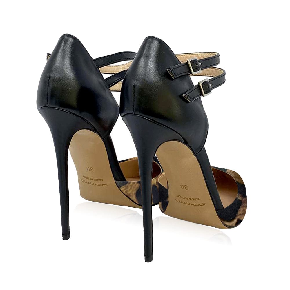 Identità Decollete ZOE PELLE ANIMALIER/NERO