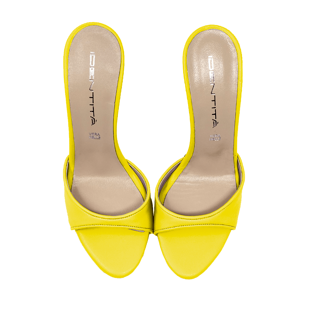 Identità Mule JILL PELLE GIALLO