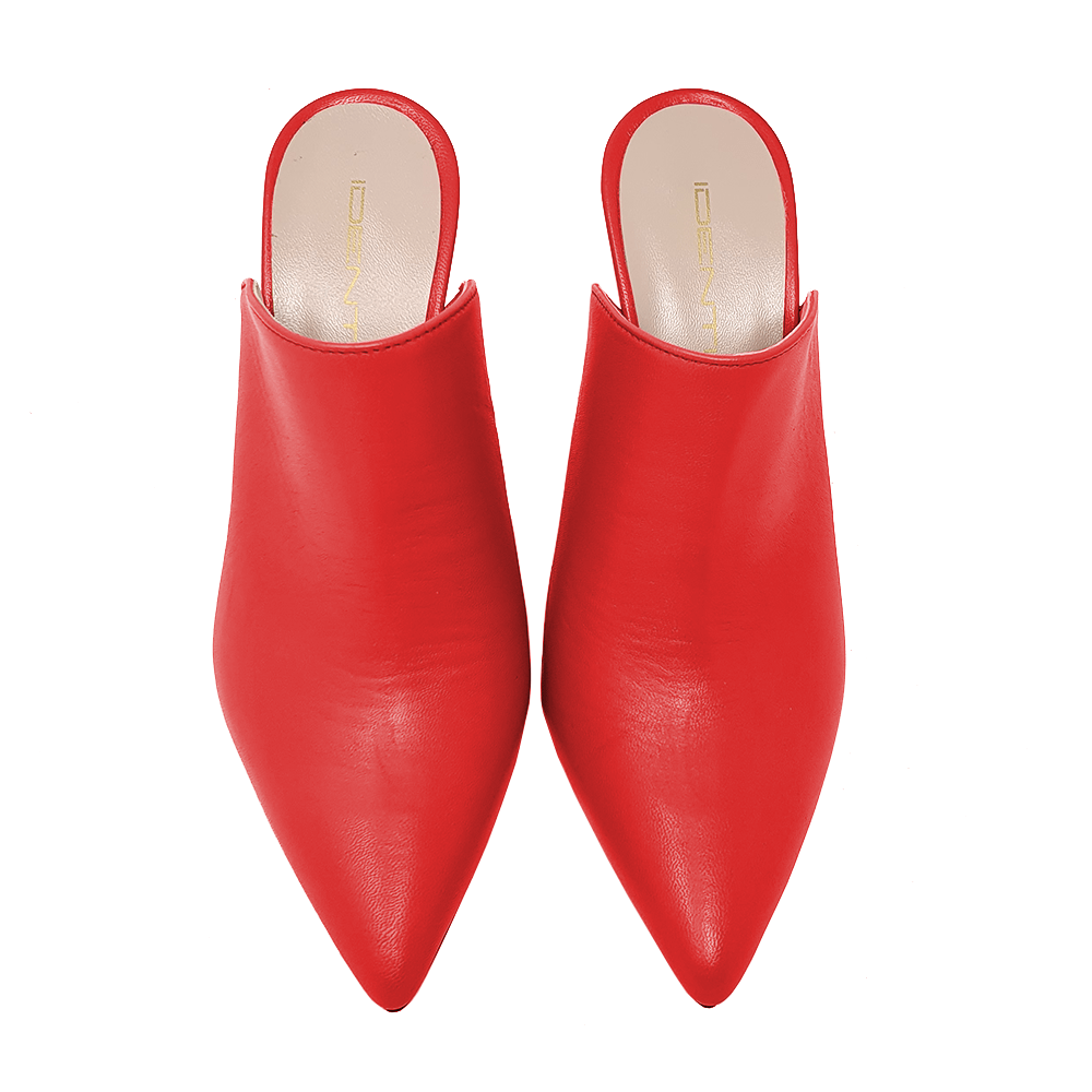 Identità Mules HEBA PELLE ROSSO