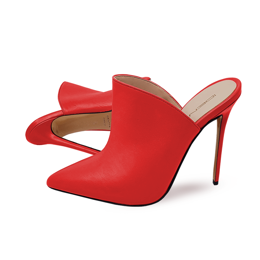 Identità Mules HEBA PELLE ROSSO