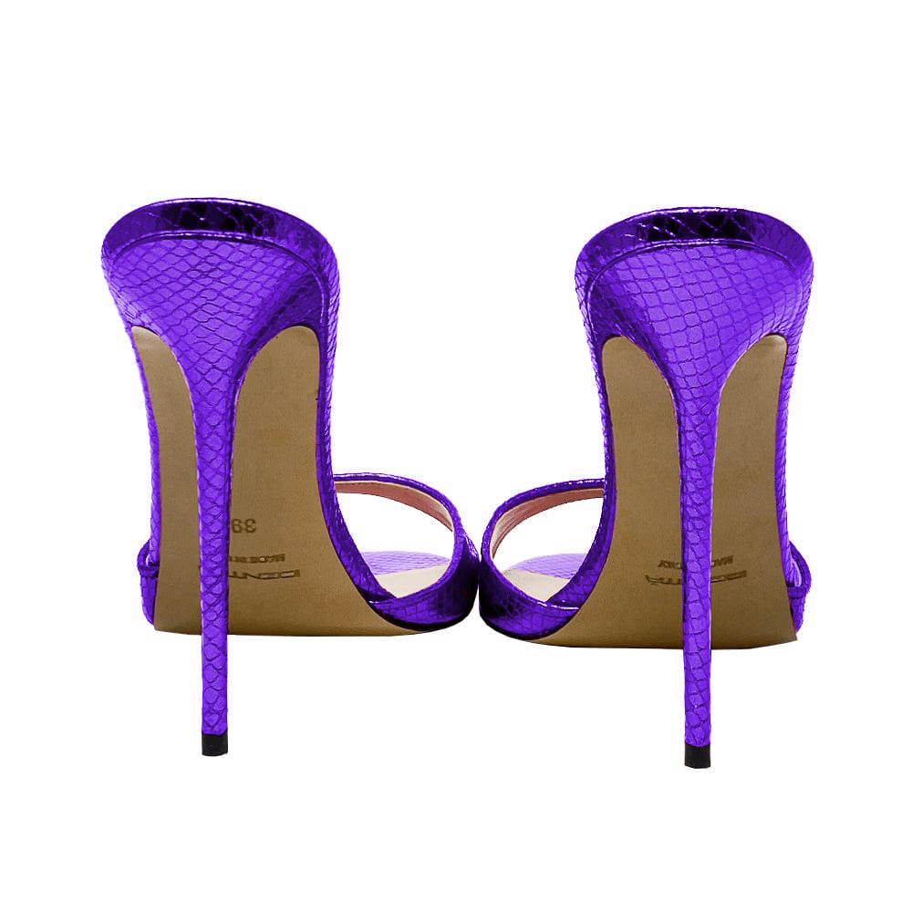 Identità Mules JILL LAMINATO VIOLA