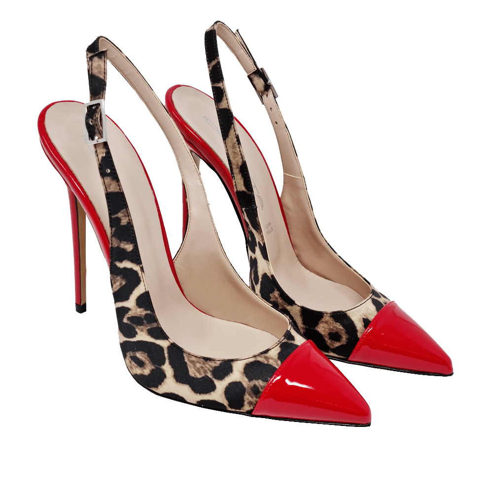 Identità Slingback TAKA RASO ANIMALIER