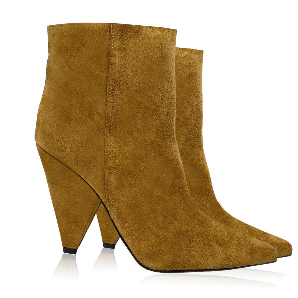 Identità Stivaletti IRIS SCAMOSCIATO CUOIO