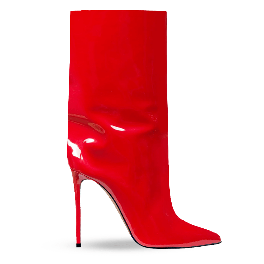 Identità Stivali EVELYN VERNICE ROSSO