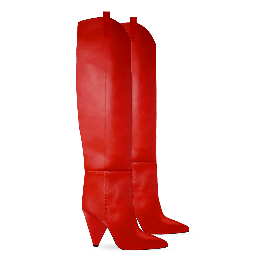 Identità Stivali GLORY PELLE ROSSO