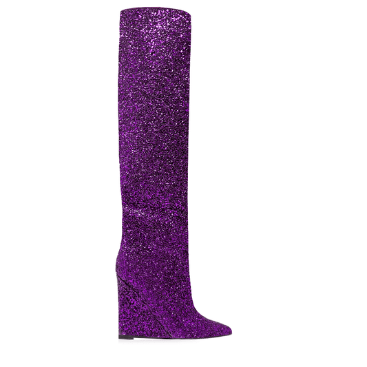 Identità Stivali SHINE GLITTER VIOLA